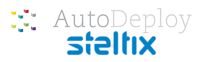 AutoDeploy and Steltix logo
